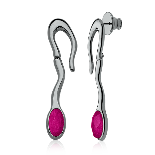 Brinco Noha - Feldspato Rosa Pink (sem foto)