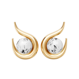 Brinco Órbita — Howlita Branca