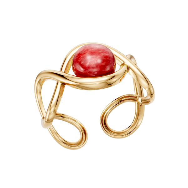 Bracelete Supernova — Feldspato Vermelho