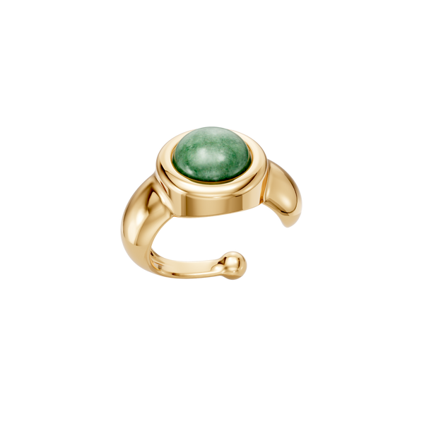 Ear Hook Supernova — Quartzo Verde