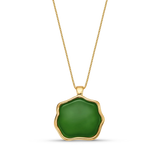 Colar Ostara - Ágata Verde
