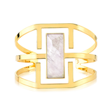 Bracelete Ópera - Ágata Branca