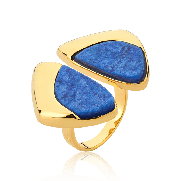 Anel Ailes - Azul Anil Semijoias de luxo e design exclusivo