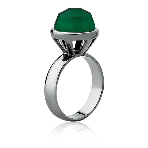 Anel Classic - Ágata Verde