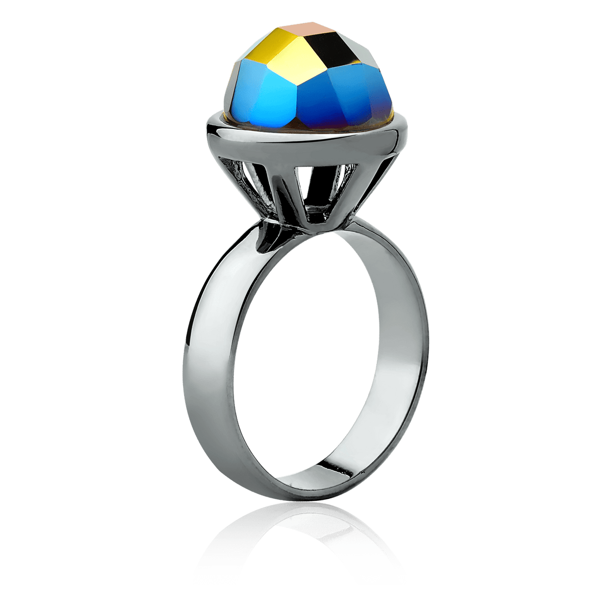 Anel Classic - Cristal Metalizado