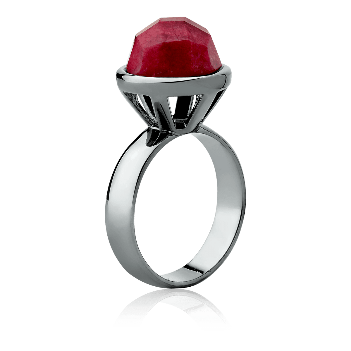 Anel Classic - Feldspato Vermelho