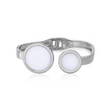 Bracelete Singular - Porcelana Branca Semijoias de luxo e design exclusivo