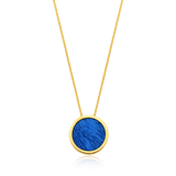 Colar Único - Feldspato Azul Anil Semijoias de luxo e design exclusivo