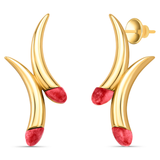 Brinco Caminhos - Feldspato Vermelho