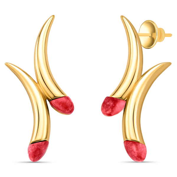 Brinco Caminhos - Feldspato Vermelho