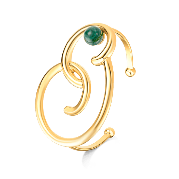 Bracelete Trajetos - Malaquita