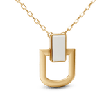 Colar Elos - Porcelana Branca | Semijoia Banhada a Ouro 18K