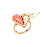 Anel Cupido — Feldspato Vermelho