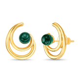 Brinco Espiral - Malaquita