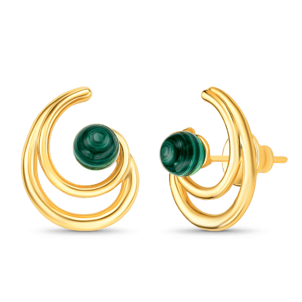 Brinco Espiral - Malaquita