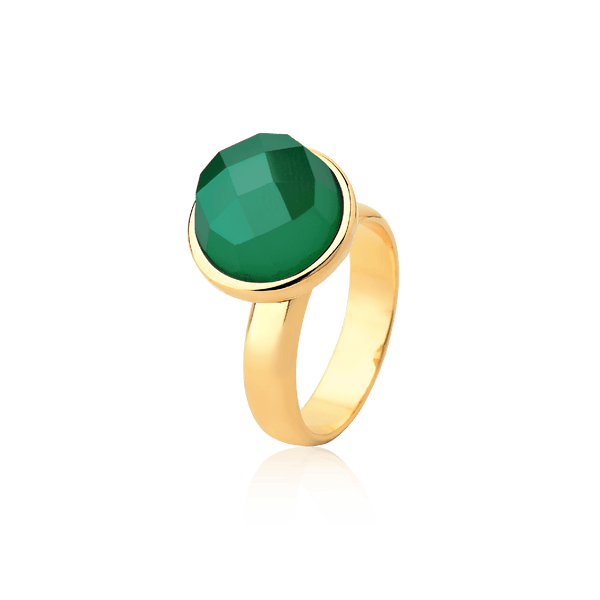 Anel Classic - Ágata Verde