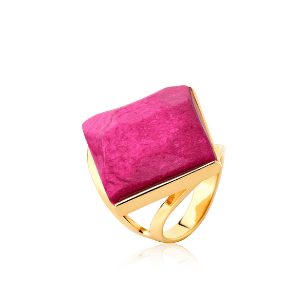 Anel Lírio - Feldspato Rosa Pink