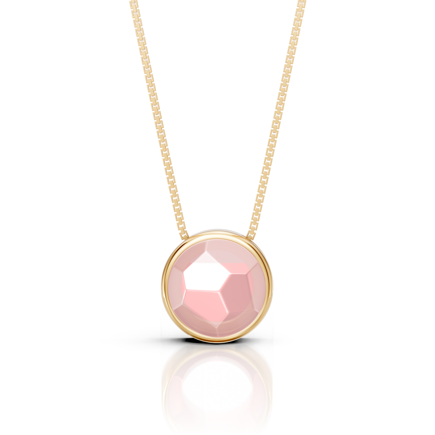 Colar Classic - Quartzo Rosa