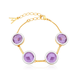 Pulseira Magnífica - Ametista Semijoias de luxo e design exclusivo