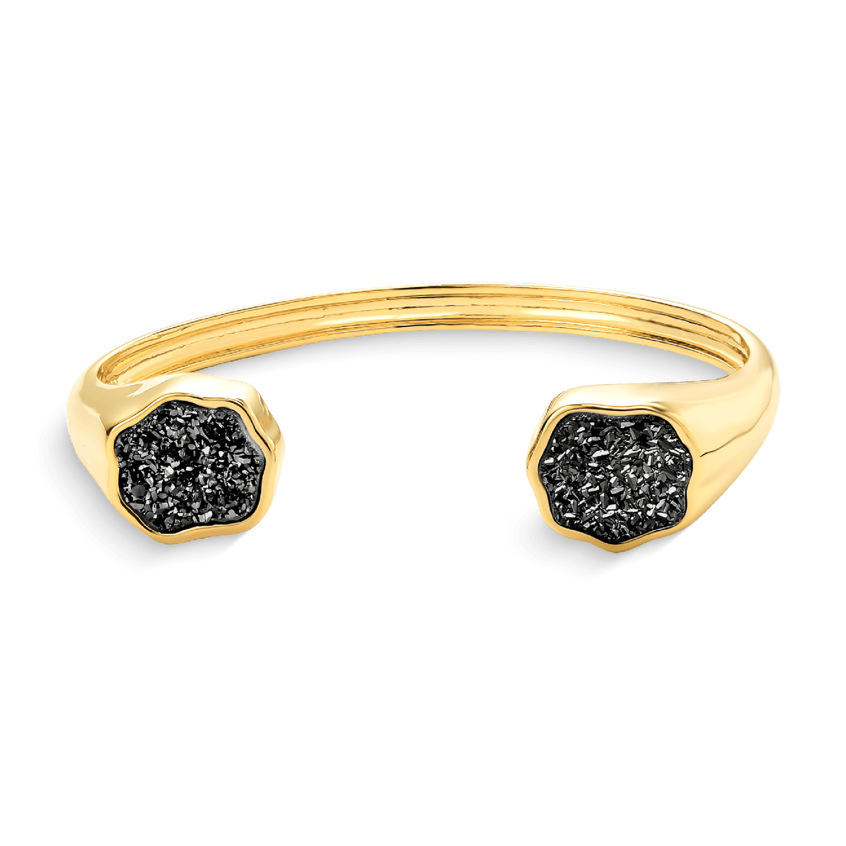 Bracelete Flora - Drusa Negra