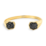 Bracelete Flora - Drusa Negra