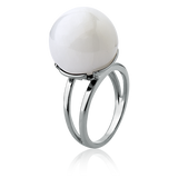 Anel Ball - Porcelana Branca