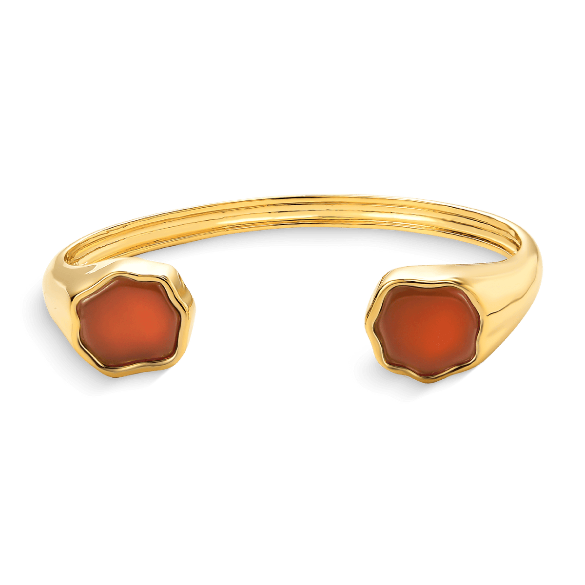 Bracelete Flora - Ágata Vermelha