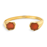 Bracelete Flora - Ágata Vermelha