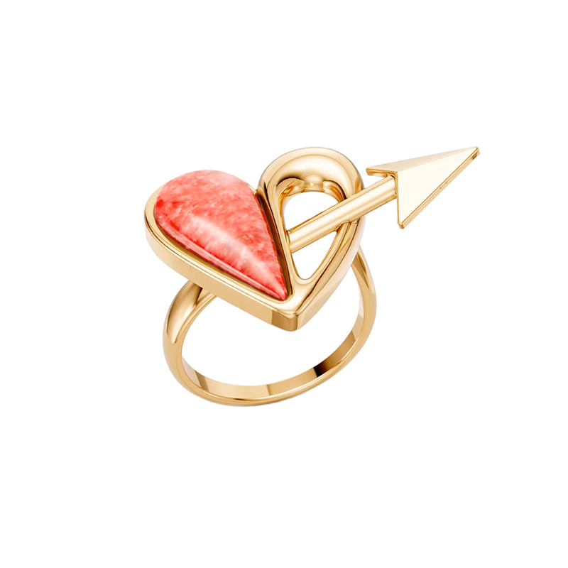 Anel Cupido — Feldspato Vermelho