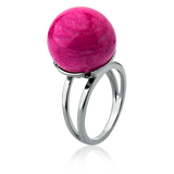 Anel Ball - Feldspato Rosa Pink