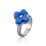Anel Afeto - Feldspato Azul Anil