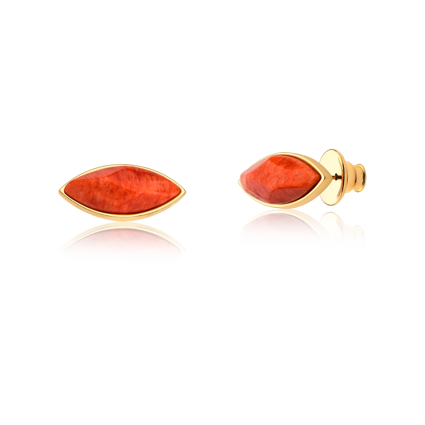 Brinco Pétala - Feldspato Laranja