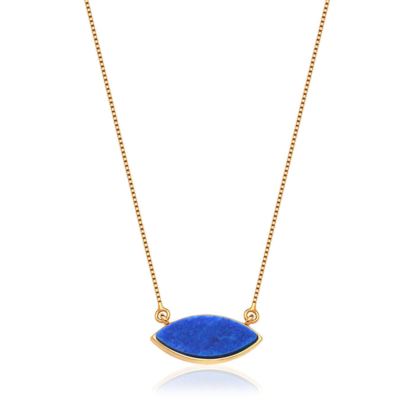 Colar Pétala - Feldspato Azul Anil