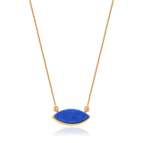 Colar Pétala - Feldspato Azul Anil