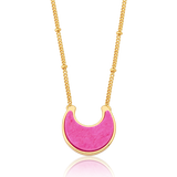 Colar Lua - Feldspato Rosa Pink