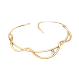 Colar Choker Aurora — Howlita Branca