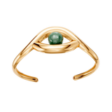 Bracelete Despertar — Quartzo Verde