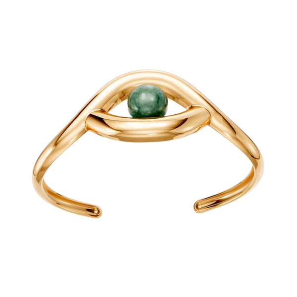 Bracelete Despertar — Quartzo Verde