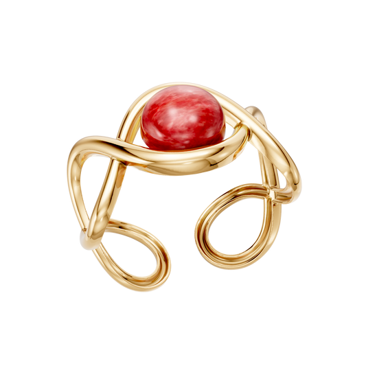 Bracelete Supernova — Feldspato Vermelho