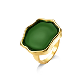 Anel Iduna - Ágata Verde