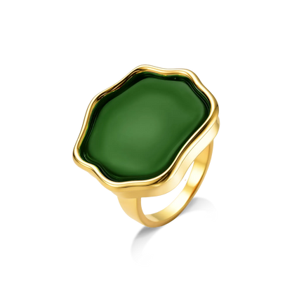 Anel Iduna - Ágata Verde