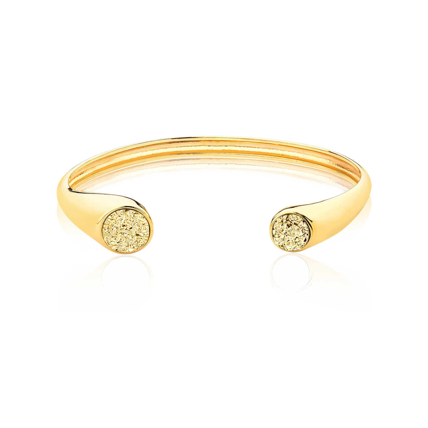 Bracelete Pocket Ball com Drusa Ouro em banho ouro 18k | Bracelete feminino Aimer Joias