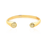 Bracelete Pocket Ball com Drusa Ouro em banho ouro 18k | Bracelete feminino Aimer Joias