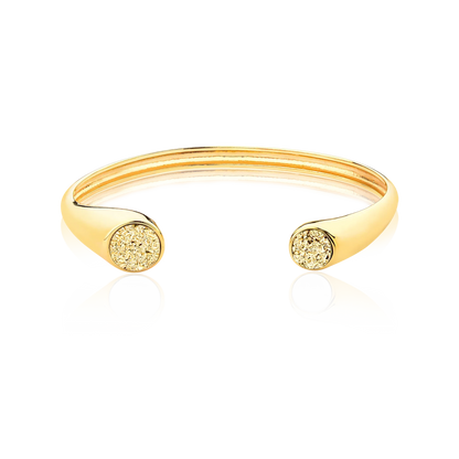 Bracelete Pocket Ball com Drusa Ouro em banho ouro 18k | Bracelete feminino Aimer Joias