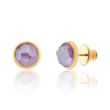 Conjunto Classic - Ametista — Ródio Negro | Aimer Joias | semijoia feminina pedra natural