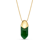 Colar Bruma - Agata Verde