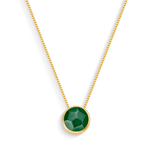 Colar Classic - Ágata Verde