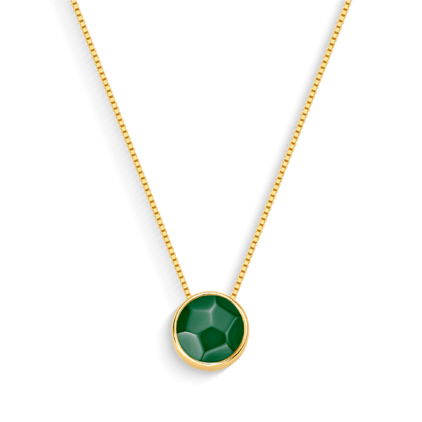 Colar Classic - Ágata Verde