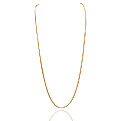 Corrente Lisa Ouro 70cm — ângulo 1