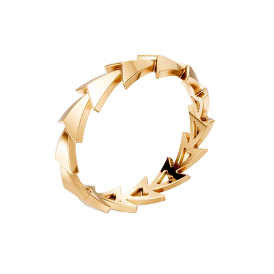 Anel Flecha — Banho de Ouro 18k — ângulo 1